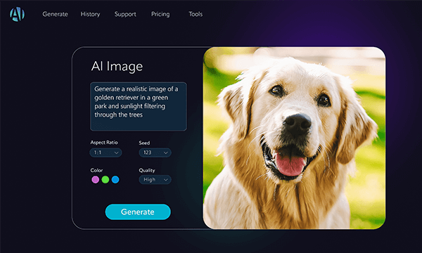 AI Powered Graphic & Web Communication