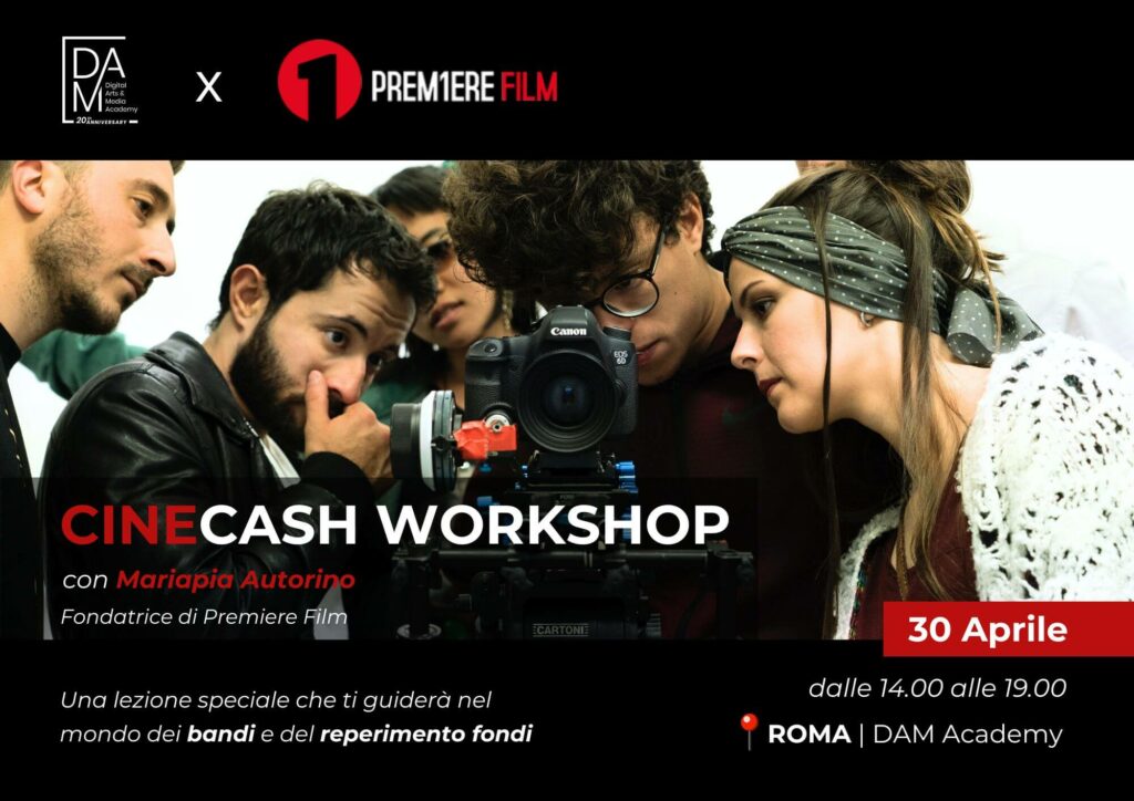 DAM x Premiere Film — Evento DAM DAM Academy