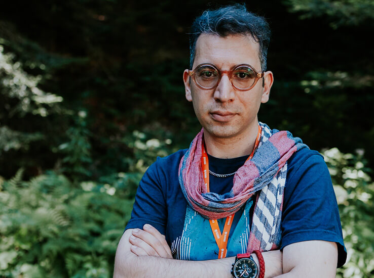 Ritratto di Hamed Soleimanzadeh, ospite DAM Talk